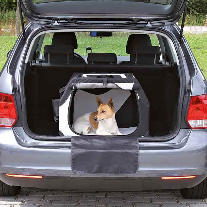 Hundebur i nylon – transportboks til bilen – billede 6
