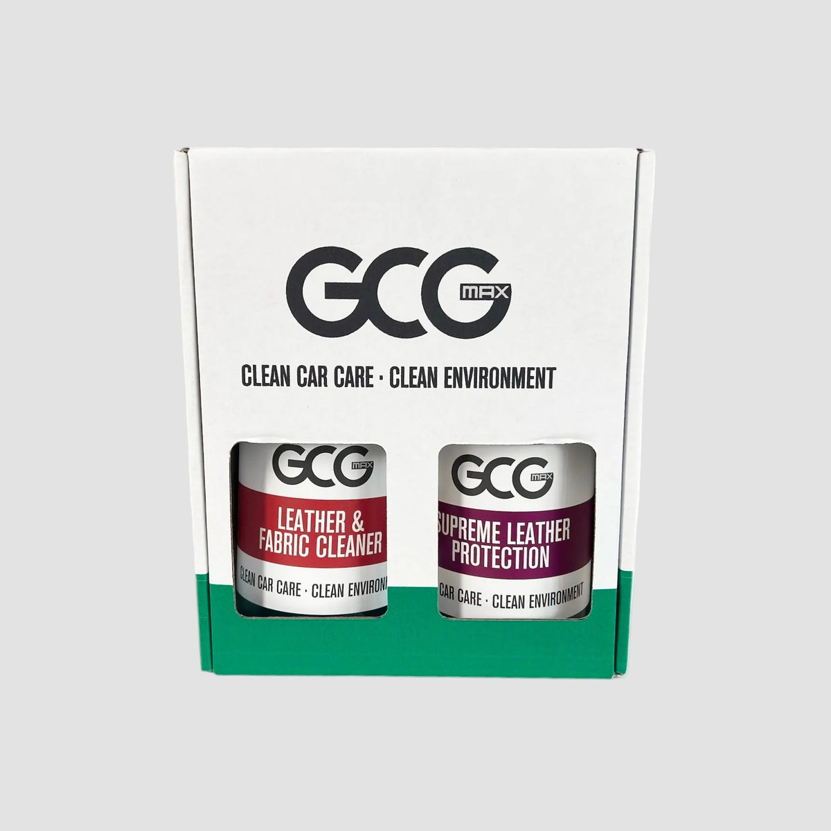 Sædepleje produkter fra GCG pakket ind i GCG emballage