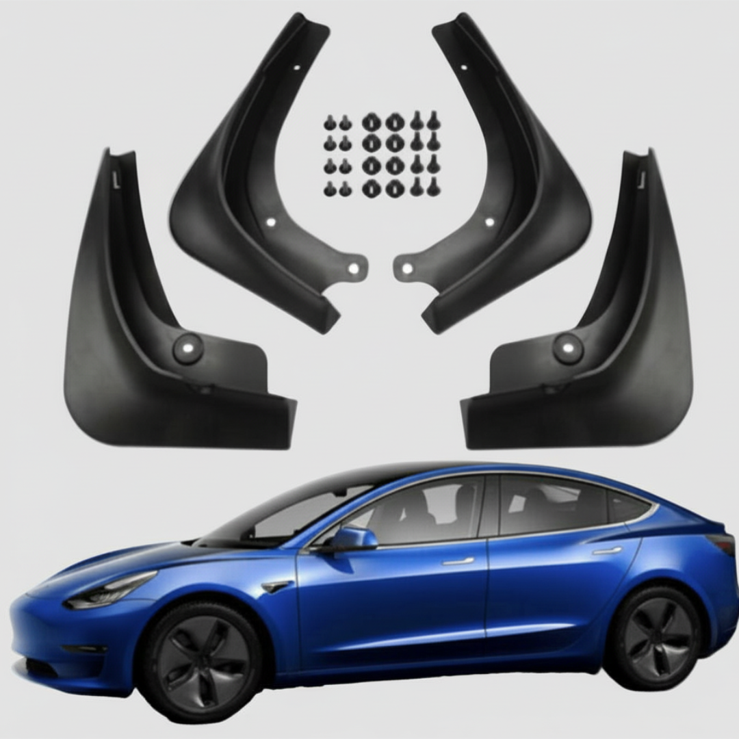 Stænklapper/mud flaps til Tesla Model 3