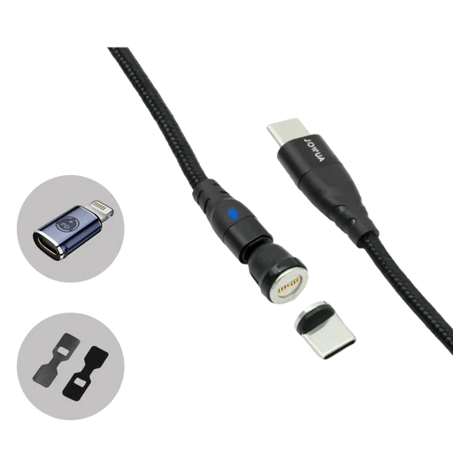 Jowua magnetisk ladekabel USB-C til USB-C til Tesla Model 3 og Model Y, billede 2