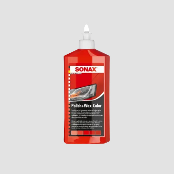 Sonax Polish & Wax Color rød