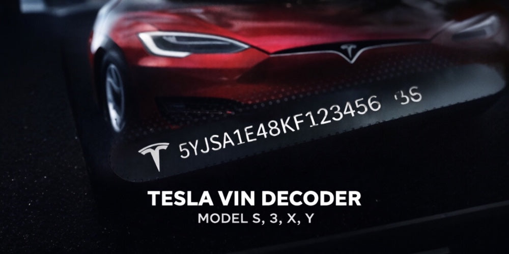 Tesla VIN Decoder: Komplet guide til Model S, 3, X, Y.