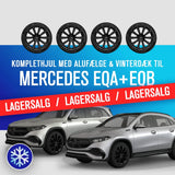 19 tommer komplethjul med alufælge og vinterdæk til Mercedes EQA og EQB - lagersalg reklamebillede