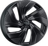 MAK alufælg 118304X i sort - fælgen i 19" komplethjulsættet med vinterdæk til Enyaq/Elroq/ID.4/Audi Q4/Cupra Tavascan