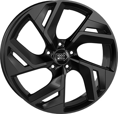 1000 Miglia 1031 alufælg 18" i mat sort – fælgen i komplethjulsættet til Toyota bZ4X