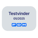 FDM Testvinder 05/2025 badge for Recaro Axion 1 autostol