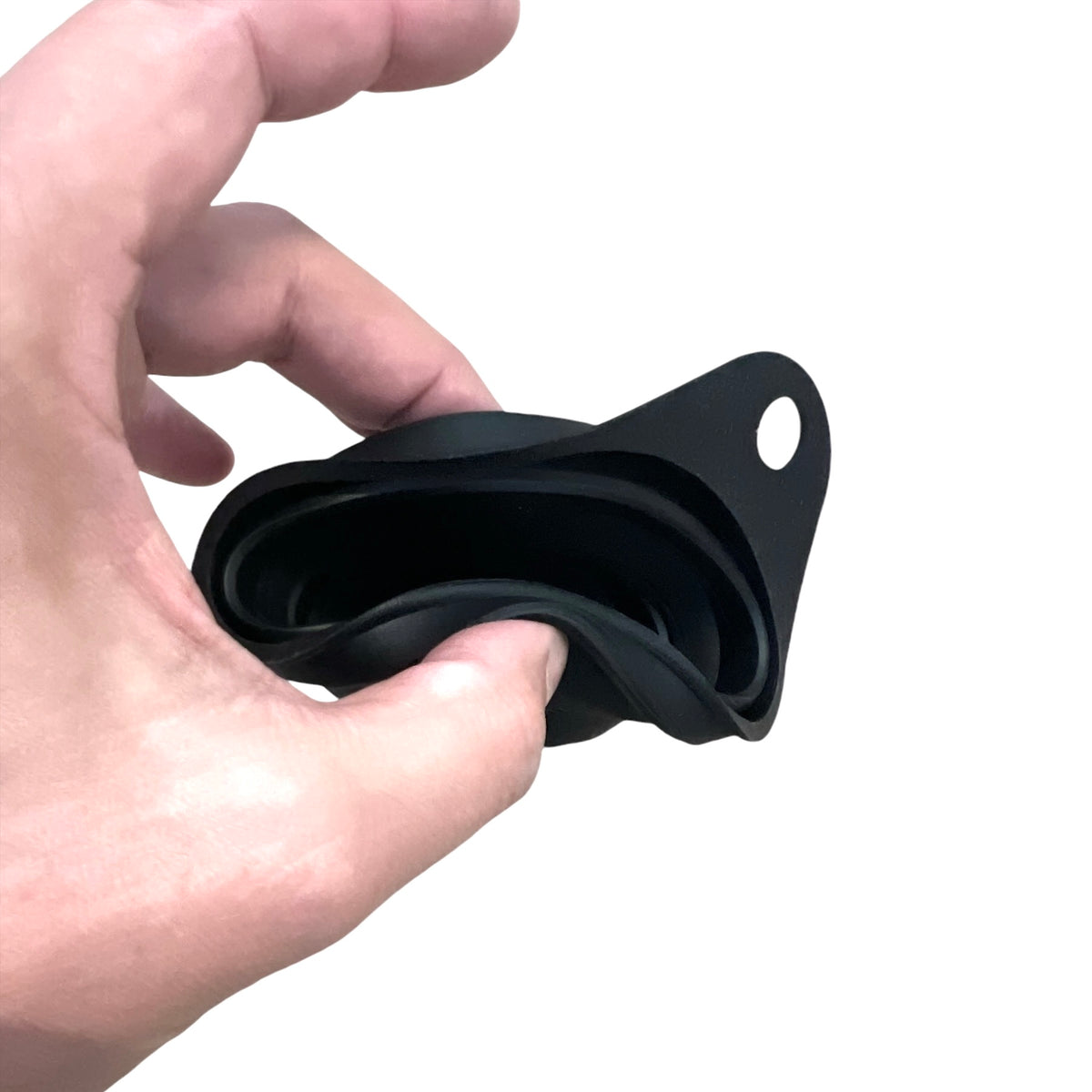 Foldbar silikone tragt til påfyldning af væsker – billede 3