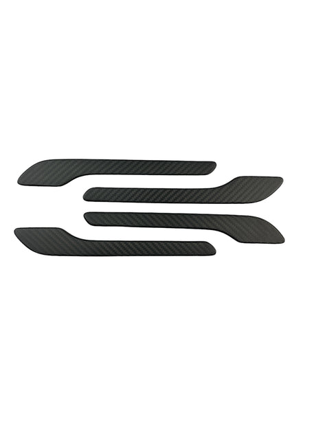 Cover til dørhåndtag i ægte mat carbon til Tesla Model 3 og Model Y