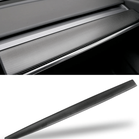 Dashboard cover i ægte carbon til Tesla Model 3/Y