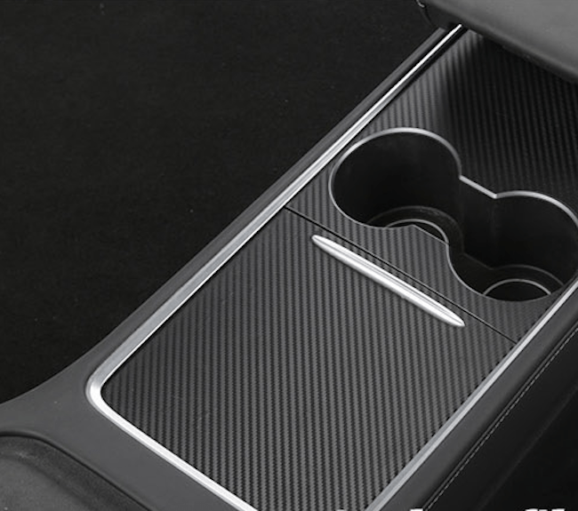 Folie-cover til centerkonsollen til Tesla Model 3/Y – billede 2