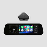 S3XY Dash produktbillede med Gen2 Commander enhed, skærmen viser Apple CarPlay med speedometer widget