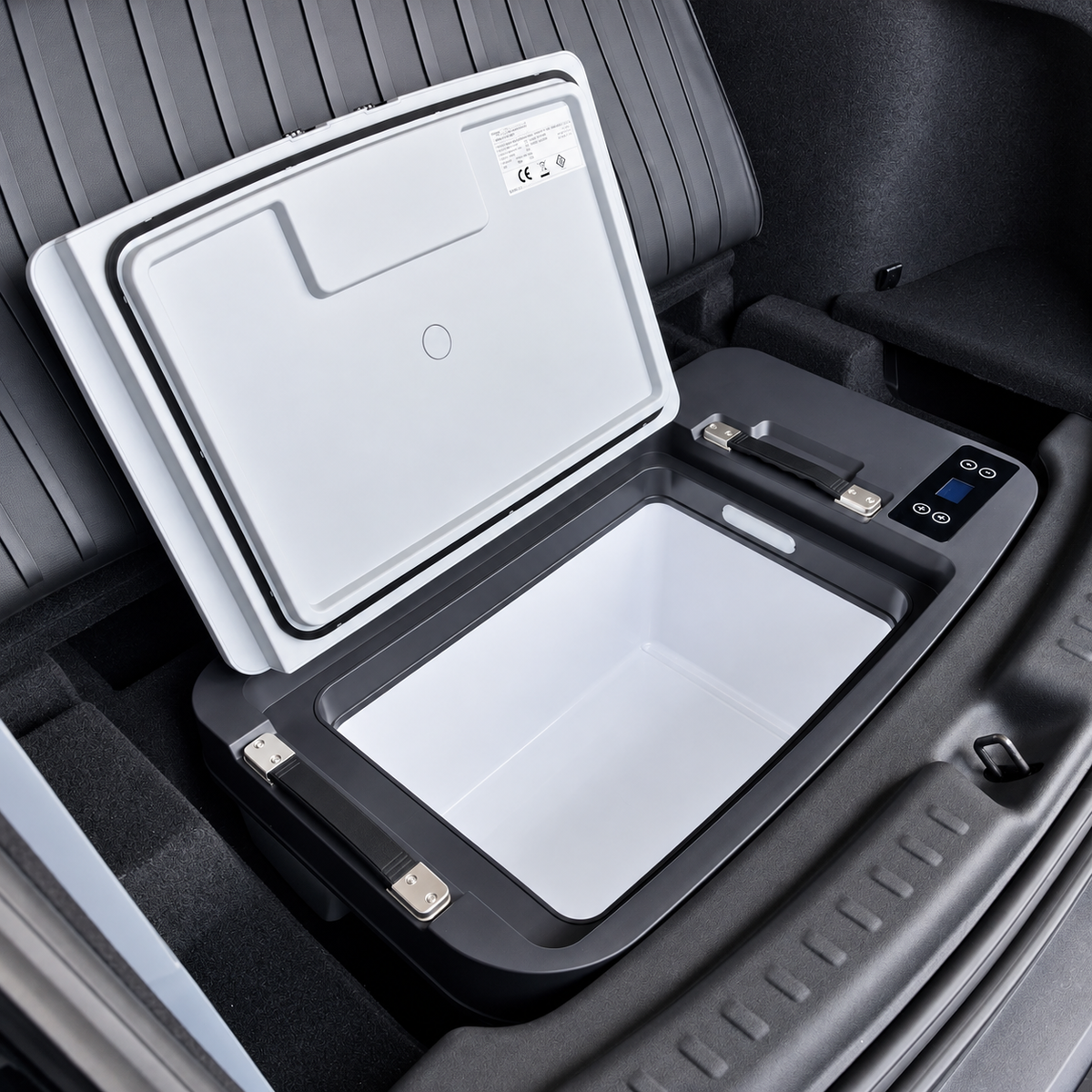 Køleboks med kompressor til sub-trunk – Tesla Model Y
