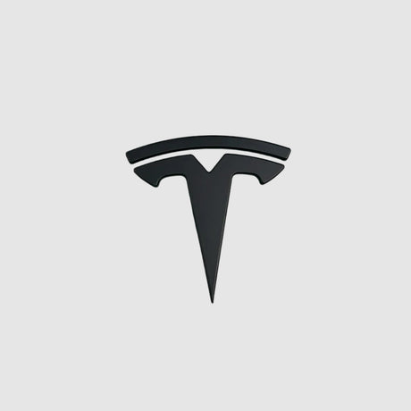 Emblem cover i mat sort til Tesla Model 3 Highland – billede 2