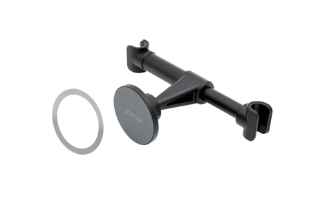 Jowua universal MagSafe holder til bilsæde med monteringsarm og magnetring - produktbillede