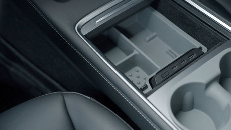 Jowua USB-hub med LED-lys til Tesla Model 3/Y – billede 5