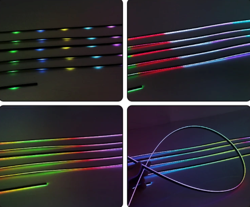 LED lys-skinne til dashboard – billede 2