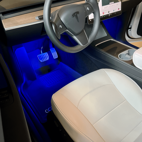 LED lys under sæderne til Tesla Model 3/Y – billede 2