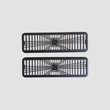 Cover til ventilationskanal, sort gitterdesign, passer til Tesla Model Y Juniper.
