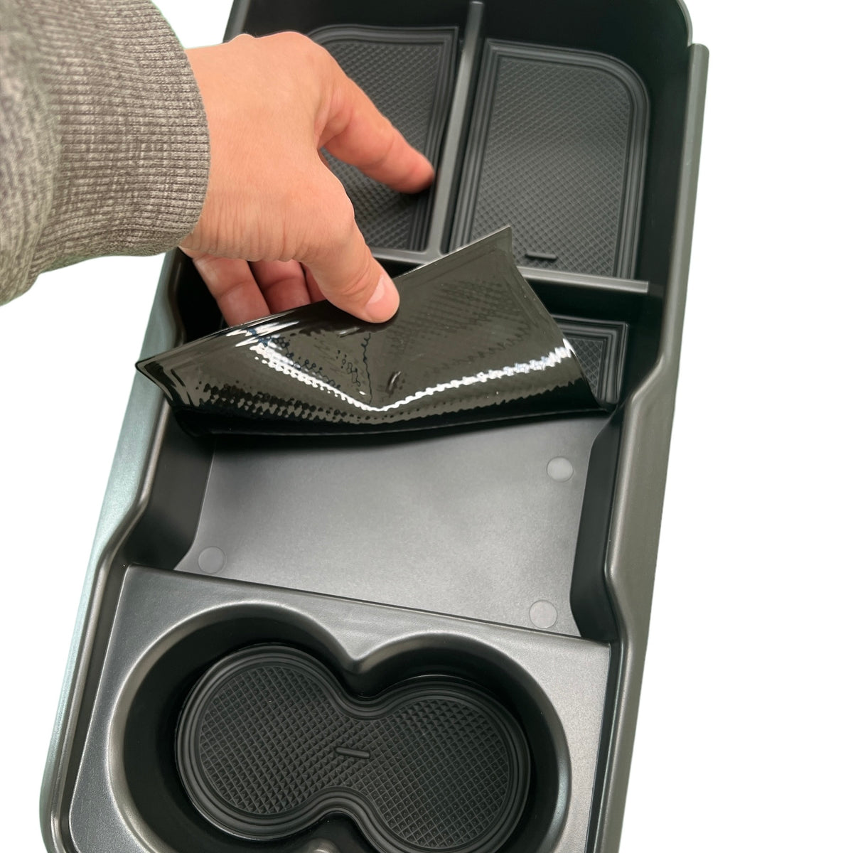 Opbevaringsboks med kopholder til Kia EV6 – billede 2