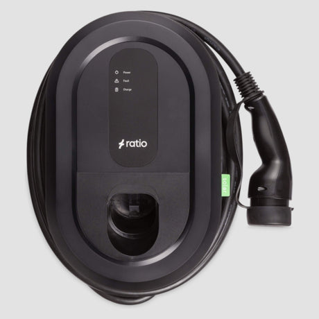 Ratio Smart 11/22kW ladeboks med SenseKit til solpaneler