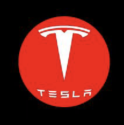 LED logo-lys til Tesla – billede 3