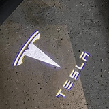 LED logo-lys til Tesla