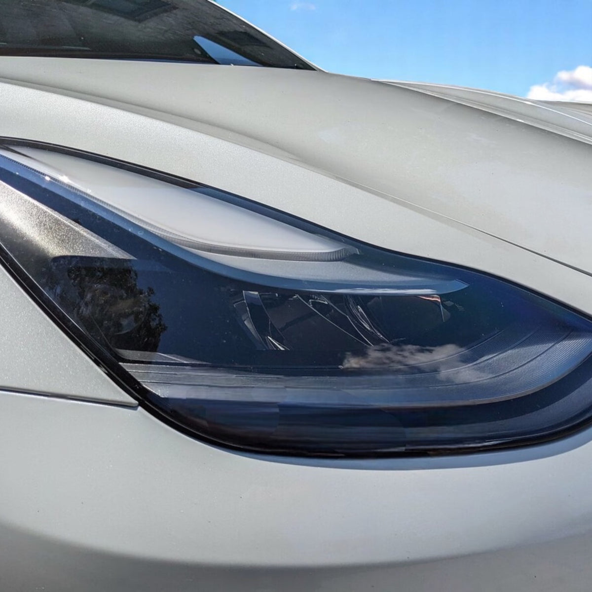 Beskyttelsesfolie til forlygter til Tesla Model 3 Highland