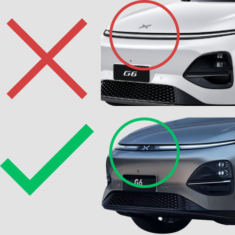Emblemcover til frontlogo til XPENG G6 – billede 3