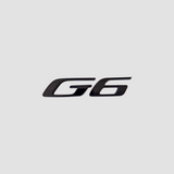 G6-emblem i blank sort til XPENG G6