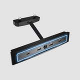 Mini USB hub med LED-lys til Tesla Model Y og Model 3 fritstående på hvid baggrund