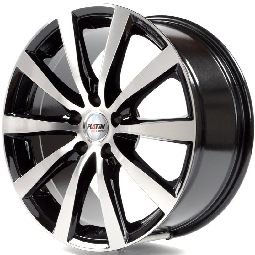 Platin P66 fælge i sort og poleret design til VW ID.4.