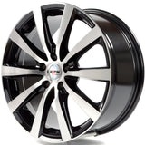 Platin P66 fælge i sort og poleret design til VW ID.4.