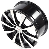 Platin P66 fælge i sort og poleret design til VW ID.4